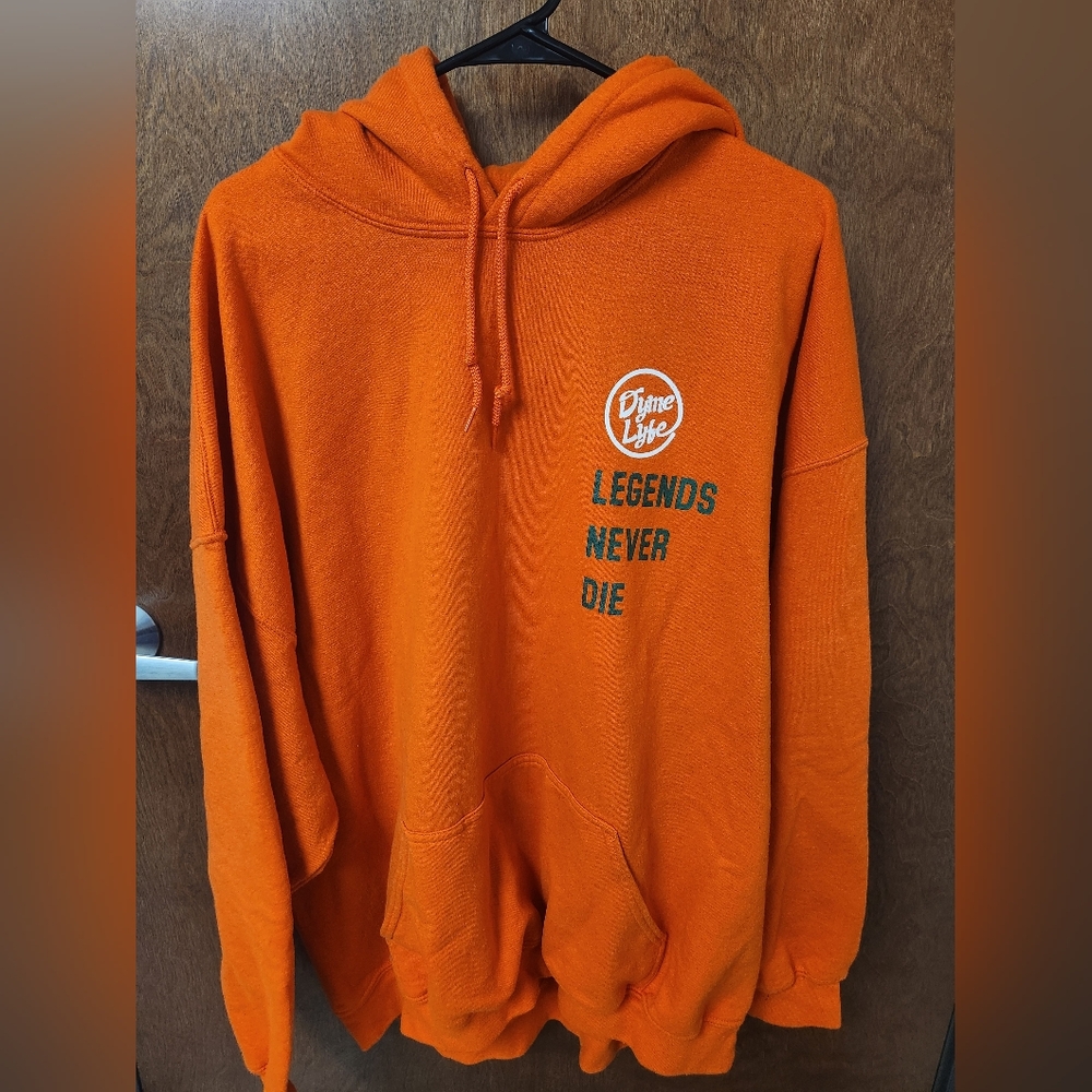 Gildan Bright Orange Hoodie Florida Taylor